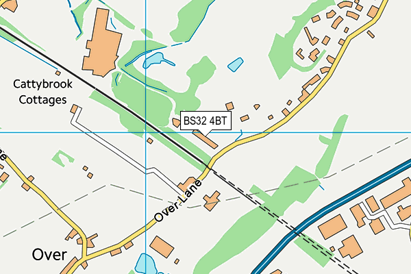 BS32 4BT map - OS VectorMap District (Ordnance Survey)