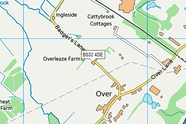 BS32 4DE map - OS VectorMap District (Ordnance Survey)