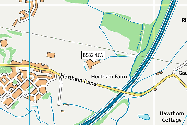 Colony Farm map (BS32 4JW) - OS VectorMap District (Ordnance Survey)