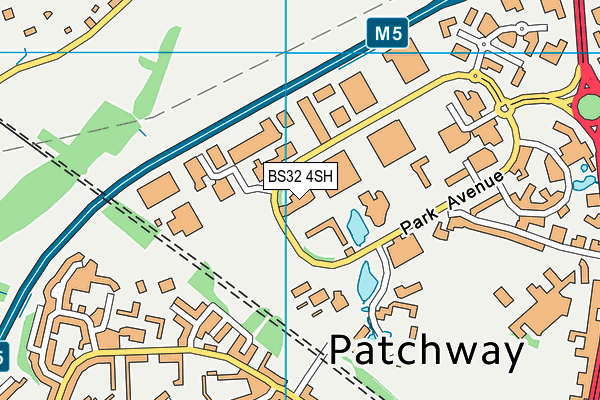 BS32 4SH map - OS VectorMap District (Ordnance Survey)