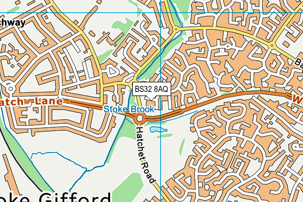 BS32 8AQ map - OS VectorMap District (Ordnance Survey)