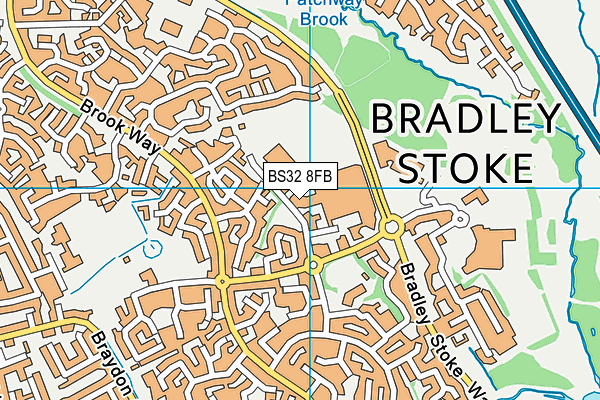 BS32 8FB map - OS VectorMap District (Ordnance Survey)