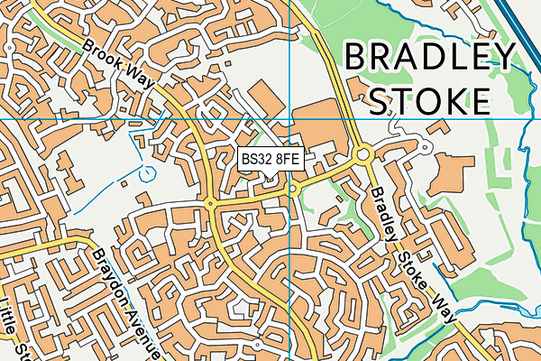 BS32 8FE map - OS VectorMap District (Ordnance Survey)