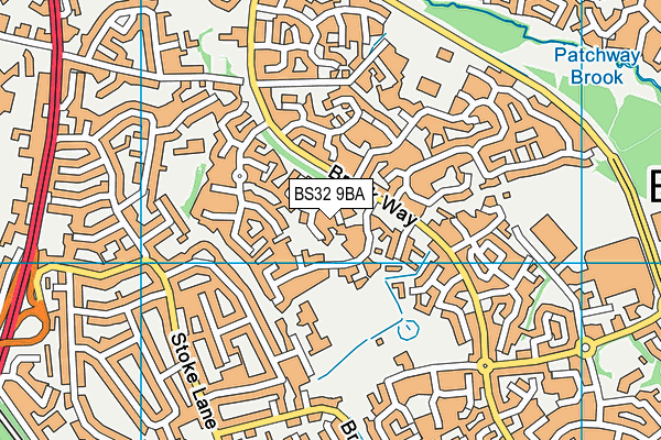 BS32 9BA map - OS VectorMap District (Ordnance Survey)