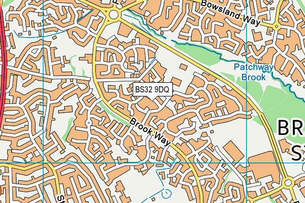 BS32 9DQ map - OS VectorMap District (Ordnance Survey)