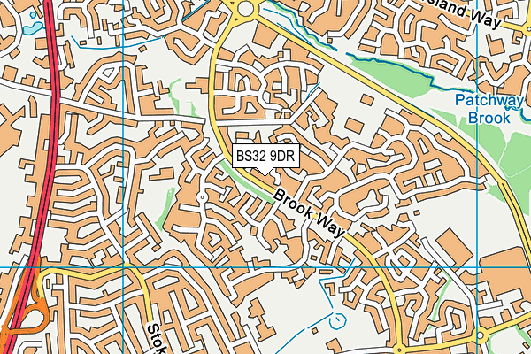 BS32 9DR map - OS VectorMap District (Ordnance Survey)