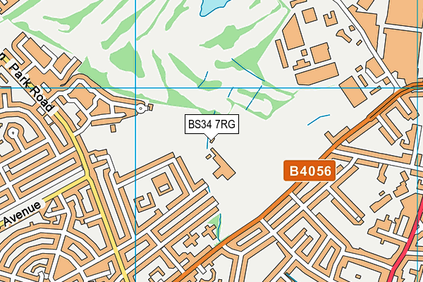 BS34 7RG map - OS VectorMap District (Ordnance Survey)