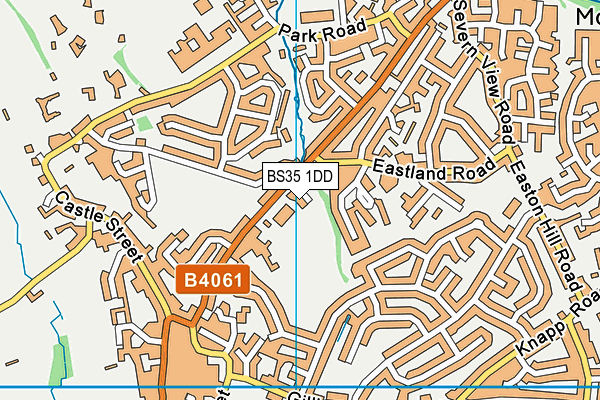 BS35 1DD map - OS VectorMap District (Ordnance Survey)