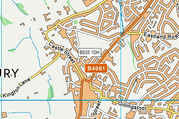 BS35 1DH map - OS VectorMap District (Ordnance Survey)