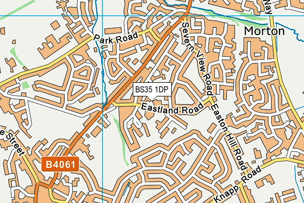 BS35 1DP map - OS VectorMap District (Ordnance Survey)