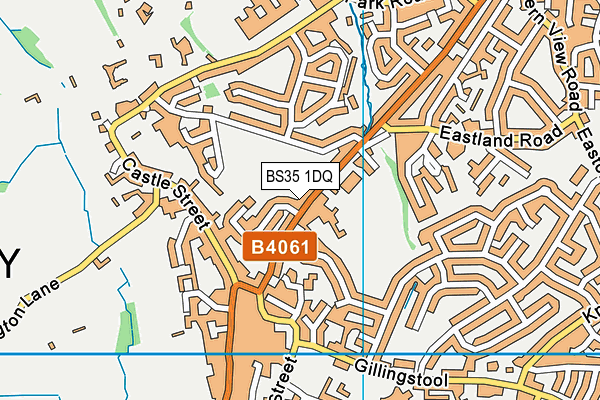 BS35 1DQ map - OS VectorMap District (Ordnance Survey)