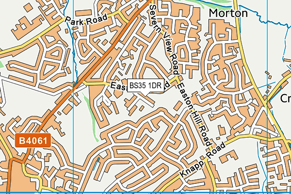 BS35 1DR map - OS VectorMap District (Ordnance Survey)