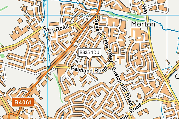 BS35 1DU map - OS VectorMap District (Ordnance Survey)