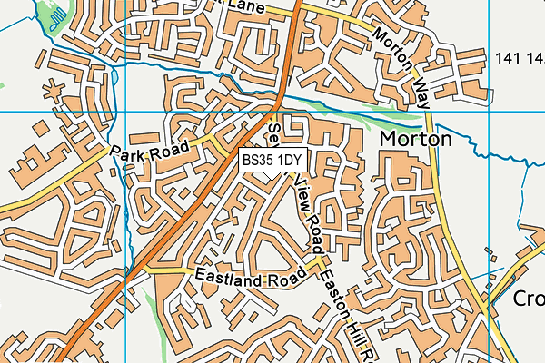 BS35 1DY map - OS VectorMap District (Ordnance Survey)