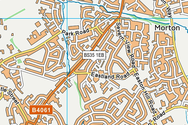 BS35 1EB map - OS VectorMap District (Ordnance Survey)