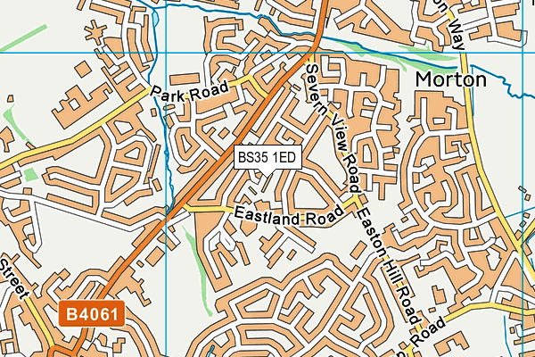 BS35 1ED map - OS VectorMap District (Ordnance Survey)