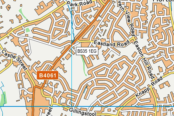BS35 1EG map - OS VectorMap District (Ordnance Survey)