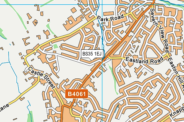 BS35 1EJ map - OS VectorMap District (Ordnance Survey)