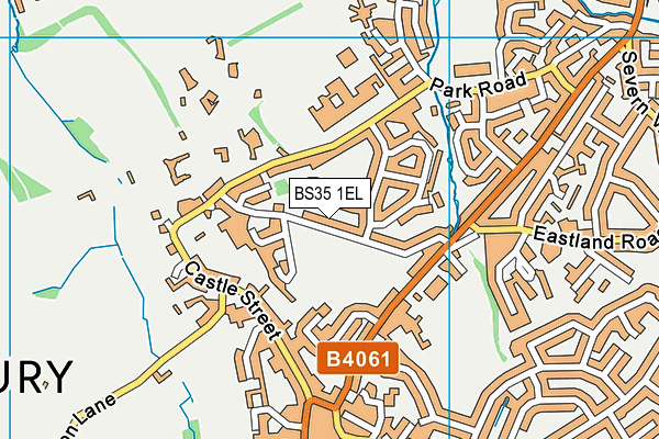 BS35 1EL map - OS VectorMap District (Ordnance Survey)
