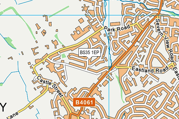 BS35 1EP map - OS VectorMap District (Ordnance Survey)