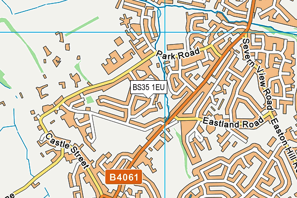 BS35 1EU map - OS VectorMap District (Ordnance Survey)
