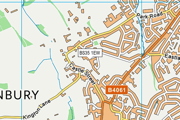 BS35 1EW map - OS VectorMap District (Ordnance Survey)