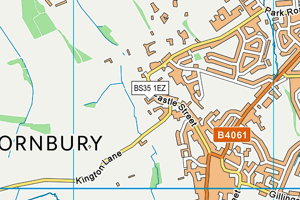 BS35 1EZ map - OS VectorMap District (Ordnance Survey)