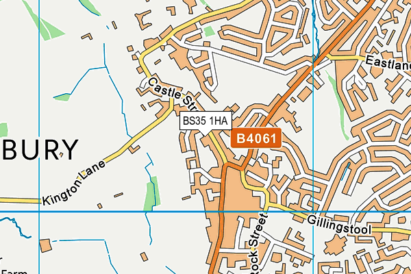 BS35 1HA map - OS VectorMap District (Ordnance Survey)