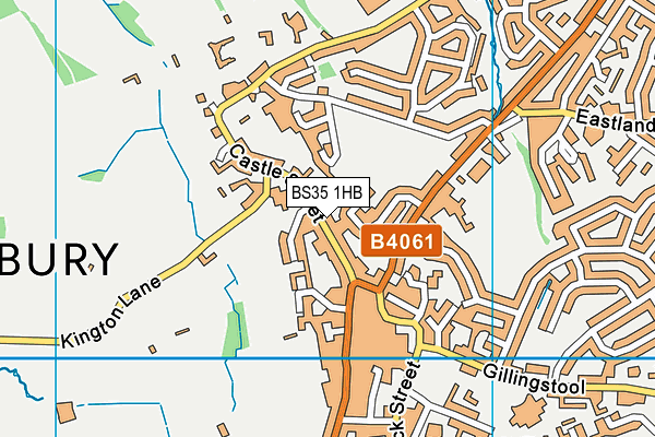BS35 1HB map - OS VectorMap District (Ordnance Survey)
