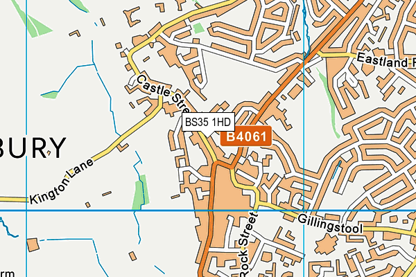 BS35 1HD map - OS VectorMap District (Ordnance Survey)