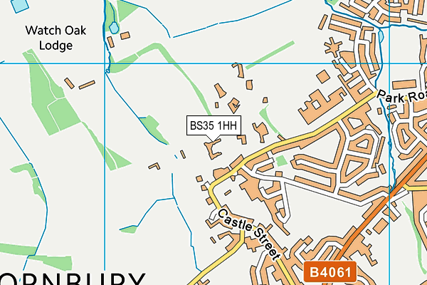 BS35 1HH map - OS VectorMap District (Ordnance Survey)