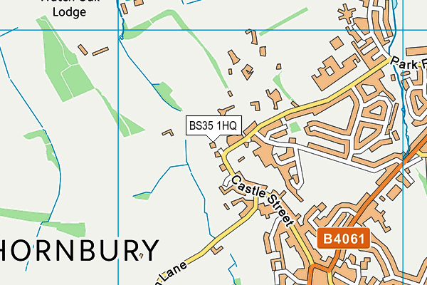 BS35 1HQ map - OS VectorMap District (Ordnance Survey)