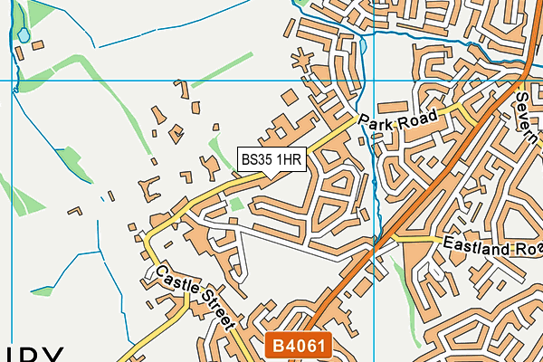 BS35 1HR map - OS VectorMap District (Ordnance Survey)