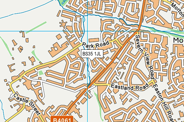 BS35 1JL map - OS VectorMap District (Ordnance Survey)