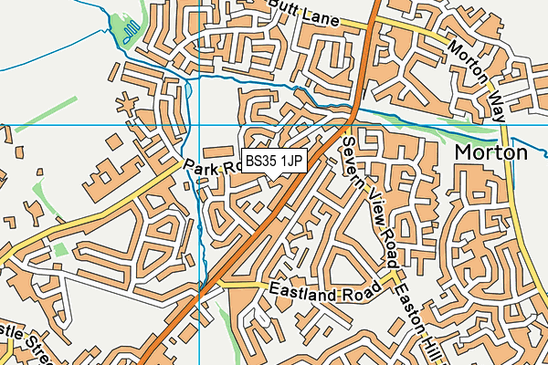 BS35 1JP map - OS VectorMap District (Ordnance Survey)