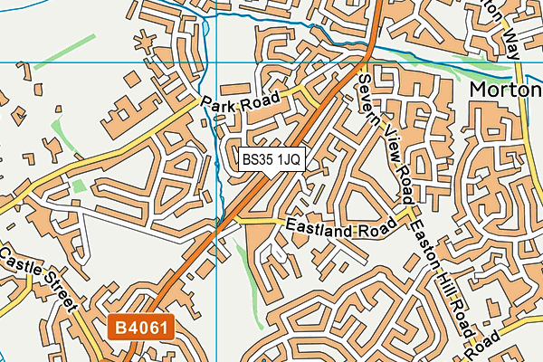 BS35 1JQ map - OS VectorMap District (Ordnance Survey)