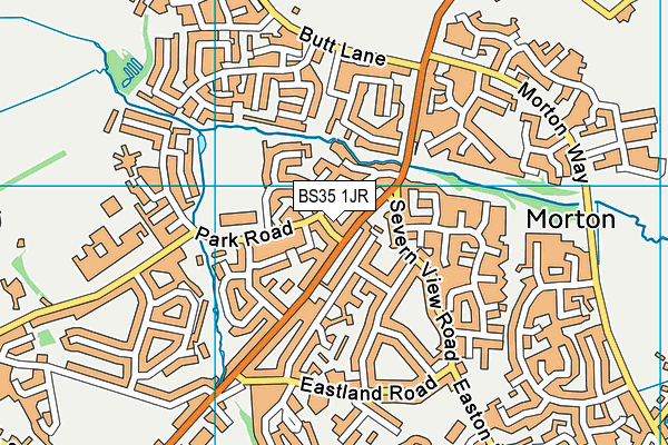 BS35 1JR map - OS VectorMap District (Ordnance Survey)
