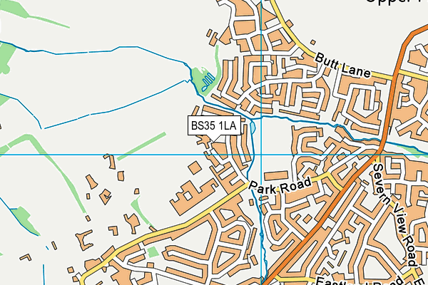 BS35 1LA map - OS VectorMap District (Ordnance Survey)