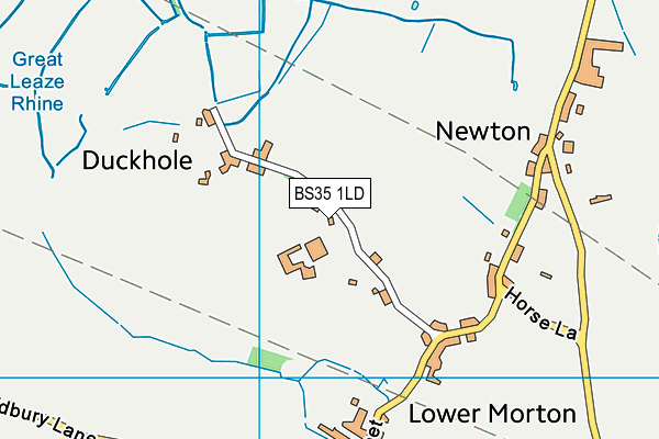 BS35 1LD map - OS VectorMap District (Ordnance Survey)