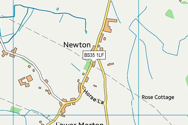 BS35 1LF map - OS VectorMap District (Ordnance Survey)