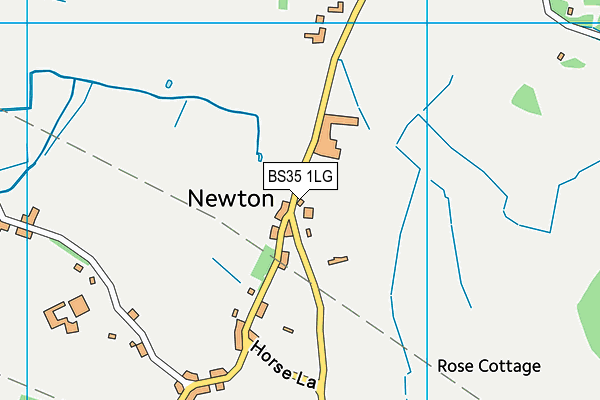 Thornbury Rfc map (BS35 1LG) - OS VectorMap District (Ordnance Survey)