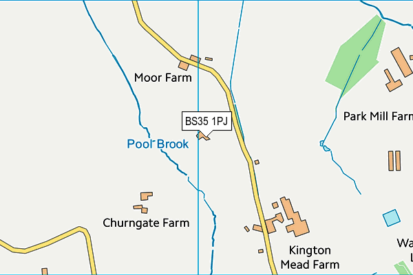 BS35 1PJ map - OS VectorMap District (Ordnance Survey)