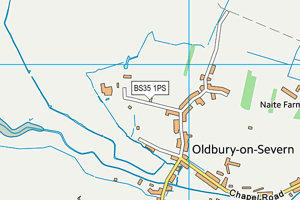 BS35 1PS map - OS VectorMap District (Ordnance Survey)