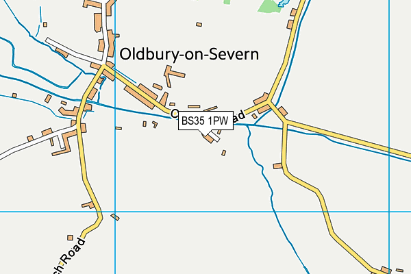 BS35 1PW map - OS VectorMap District (Ordnance Survey)