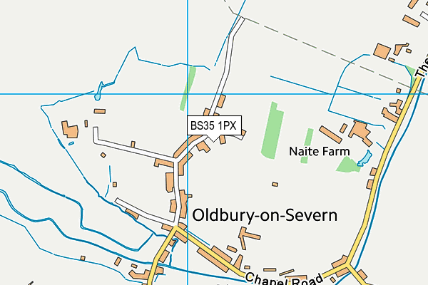 BS35 1PX map - OS VectorMap District (Ordnance Survey)