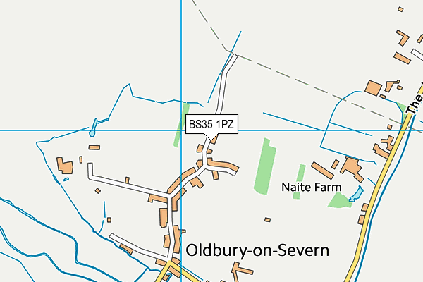 BS35 1PZ map - OS VectorMap District (Ordnance Survey)