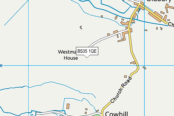 BS35 1QE map - OS VectorMap District (Ordnance Survey)