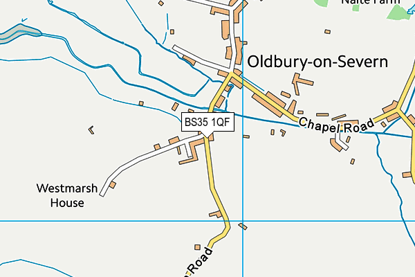 BS35 1QF map - OS VectorMap District (Ordnance Survey)