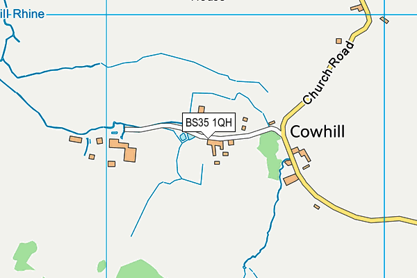 BS35 1QH map - OS VectorMap District (Ordnance Survey)