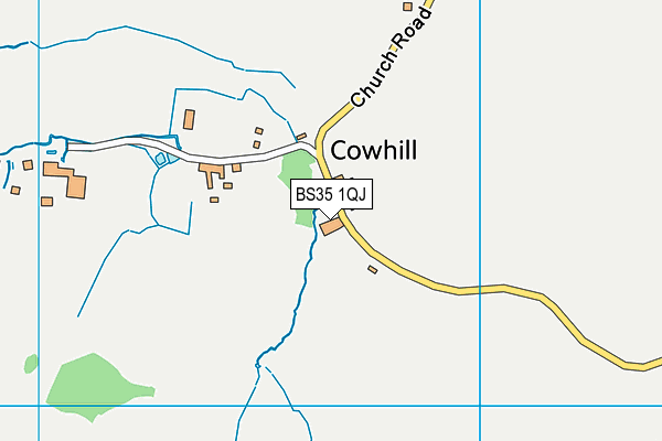 BS35 1QJ map - OS VectorMap District (Ordnance Survey)